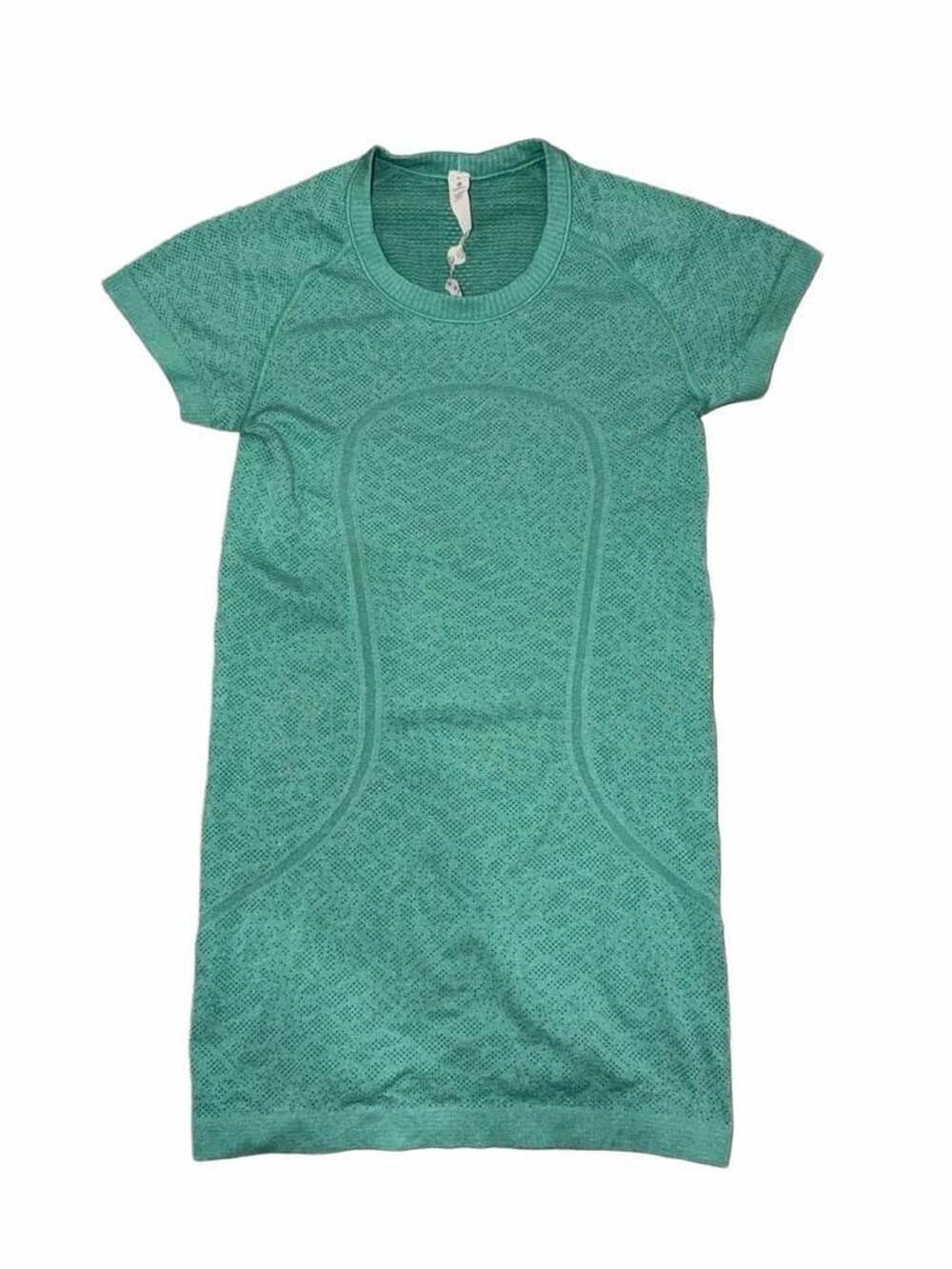 Lululemon Swiftly Tech Short Sleeve Shirt Size 4 Green